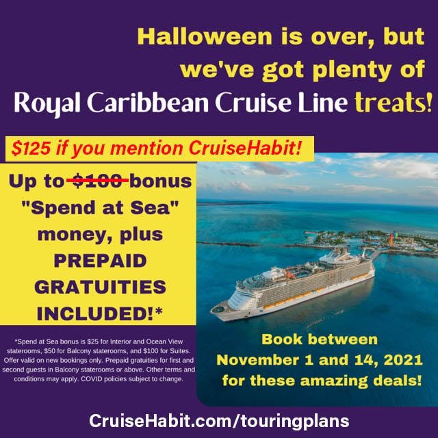 Free Gratuities & Up to 125 Onboard Credit on Royal Caribbean + How to